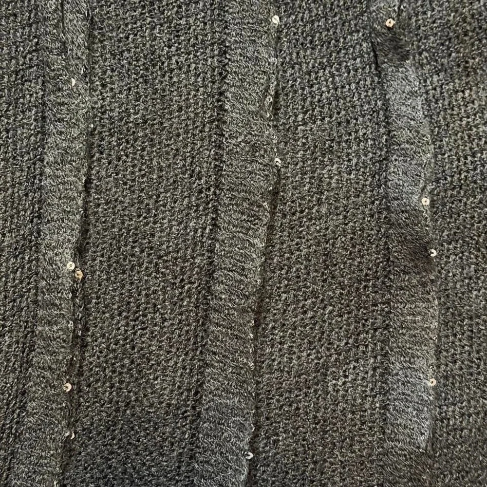 Black Sequin Infinity Scarf‎